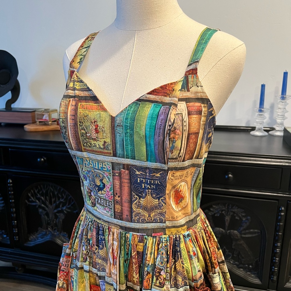 Bernie Dexter Book Dress Rare M